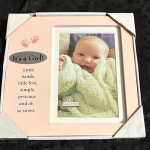 Malden Pink Baby Photo Frame